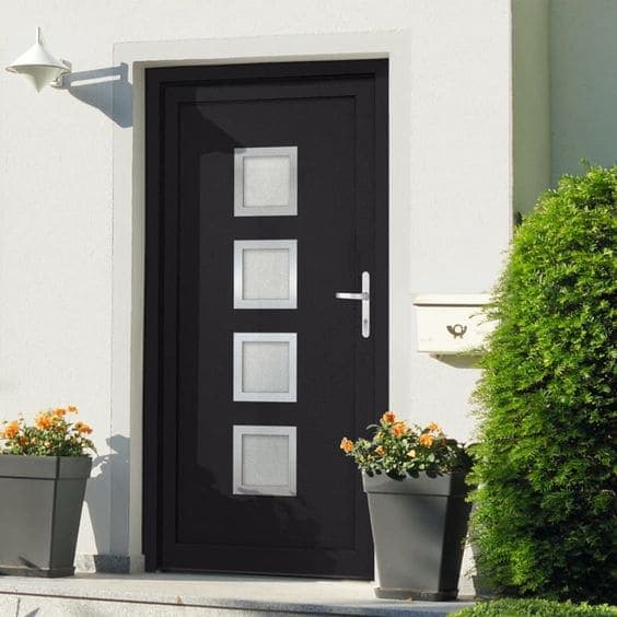 PVC Doors with Decorative Panel