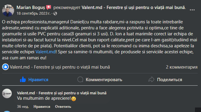 Client review 2