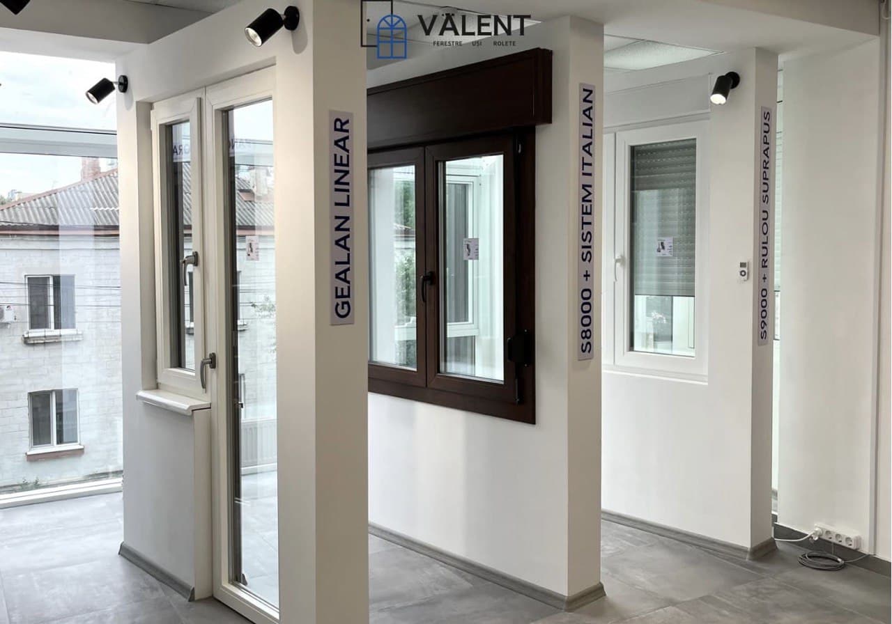 VALENT showroom window display