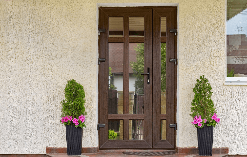 PVC entry door for a home